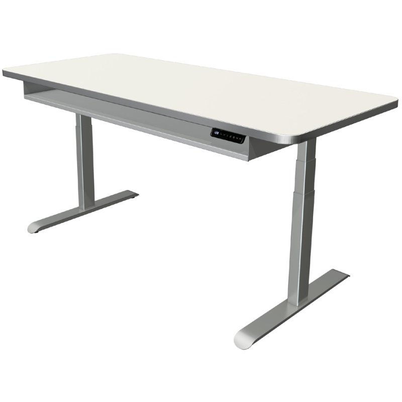 kerkmann bureau assis-debout Move 4 Premium, réglage électrique, blanc, 160×80 cm