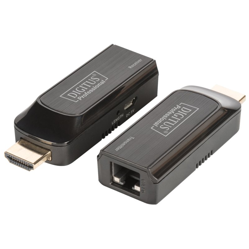 DIGITUS Mini HDMI rallonge set, Full HD, 50 mètres
