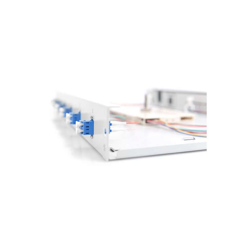 DIGITUS fibre optic cabinet 19", pull-out, M20/M25 screw connection