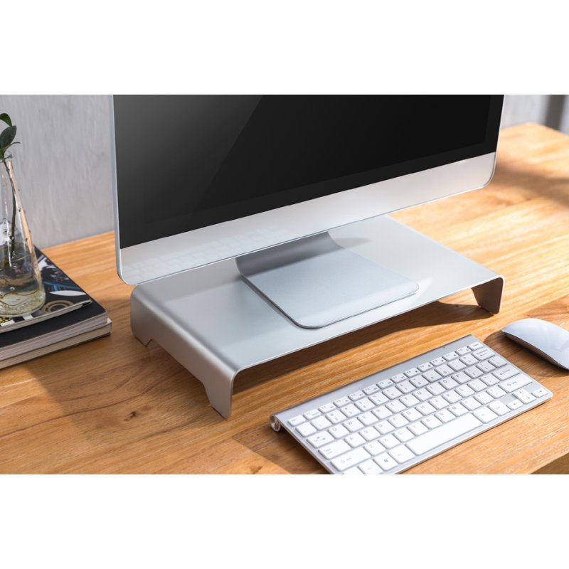 DIGITUS monitorstandaard, aluminium, zilver, 10 kg draagkracht
