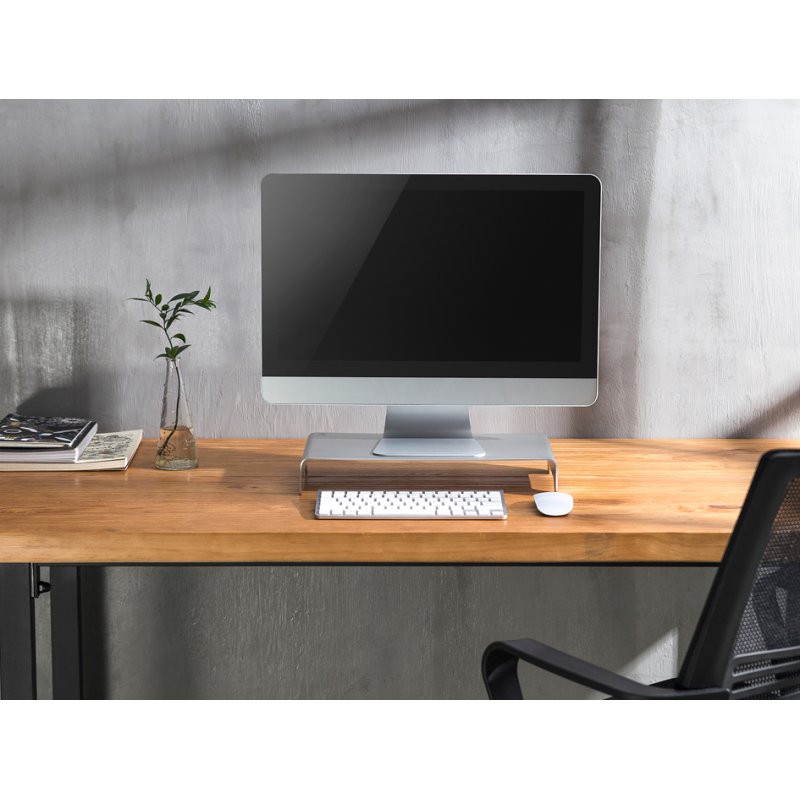 DIGITUS monitorstandaard, aluminium, zilver, 10 kg draagkracht
