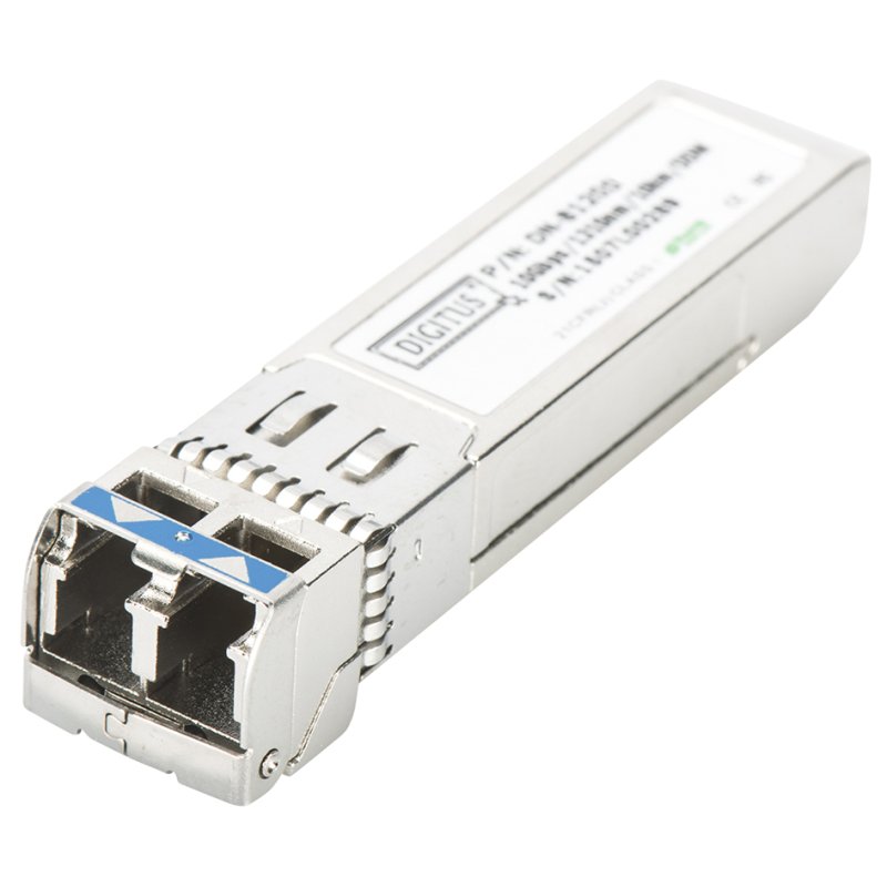DIGITUS mini GBIC SFP module, silver, 10 Gbps