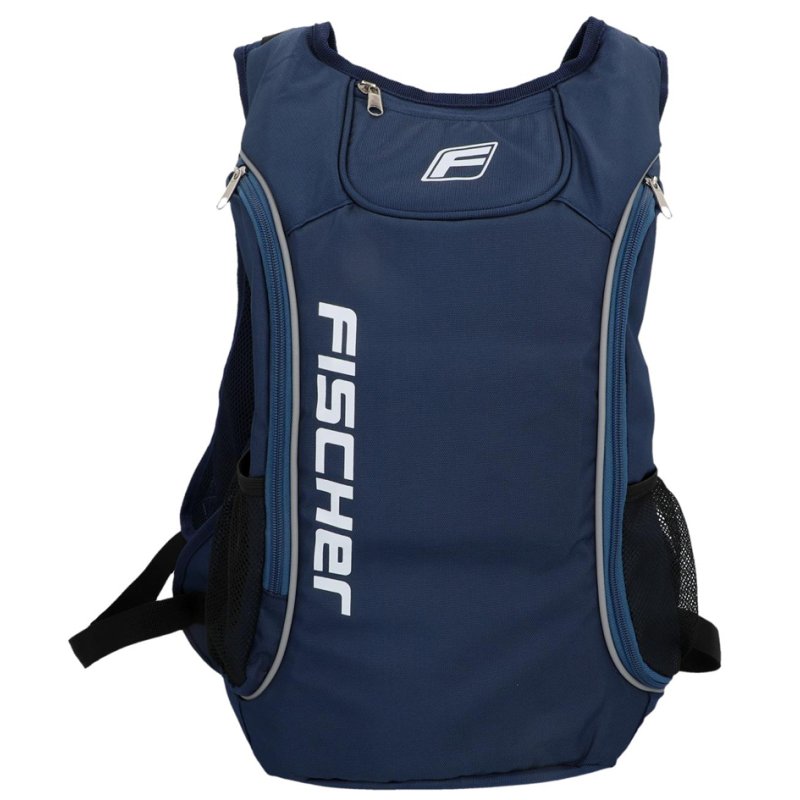 FISCHER sac à dos avec feu clignotant, bleu foncé, commande sans fil
