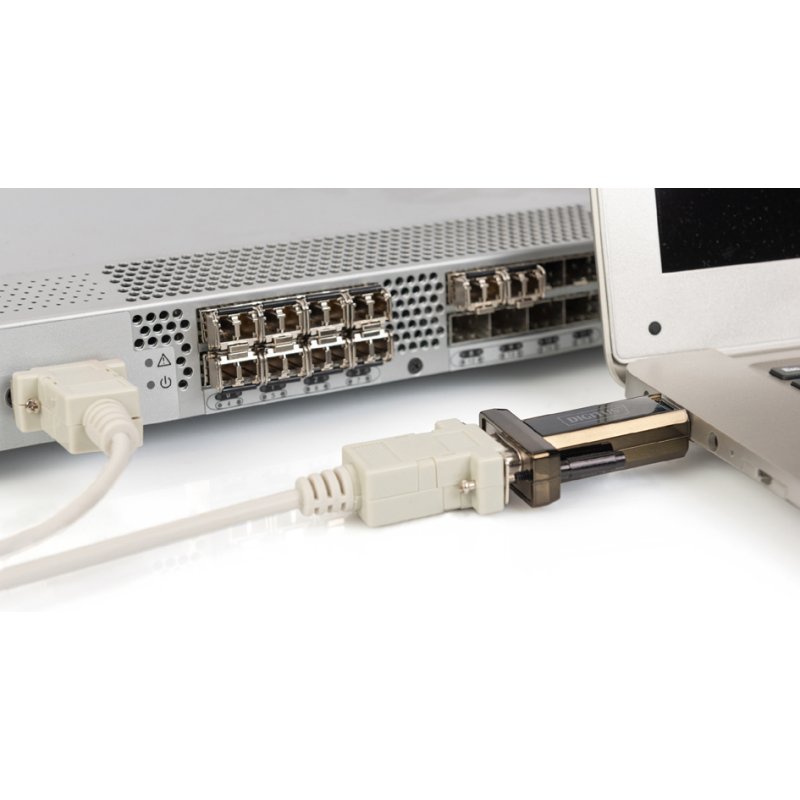 DIGITUS Adaptateur USB vers série, USB 2.0, RS232 9 broches