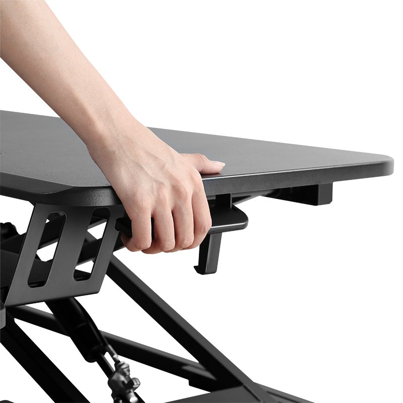 LogiLink bureau assis-debout pour 1 écran, noir, réglage hauteur 110-505 mm
