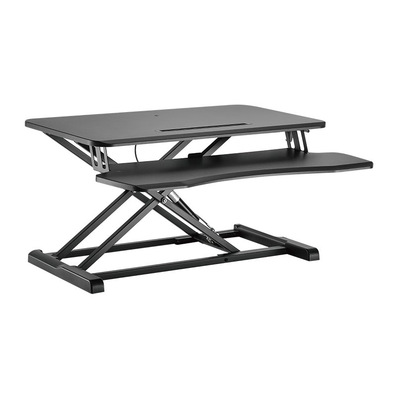 LogiLink bureau assis-debout pour 1 écran, noir, réglage hauteur 110-505 mm