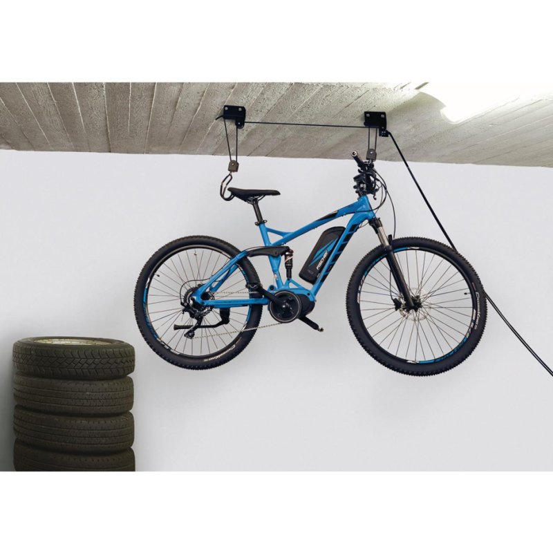 FISCHER Lève-vélo PROFIPLUS, capacité de charge 57 kg, noir