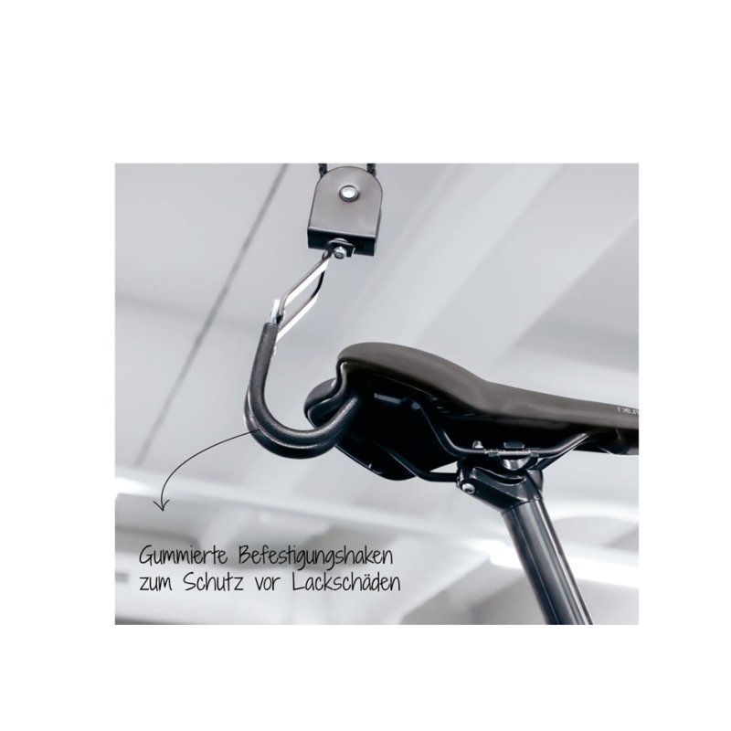 FISCHER Lève-vélo PROFIPLUS, capacité de charge 57 kg, noir