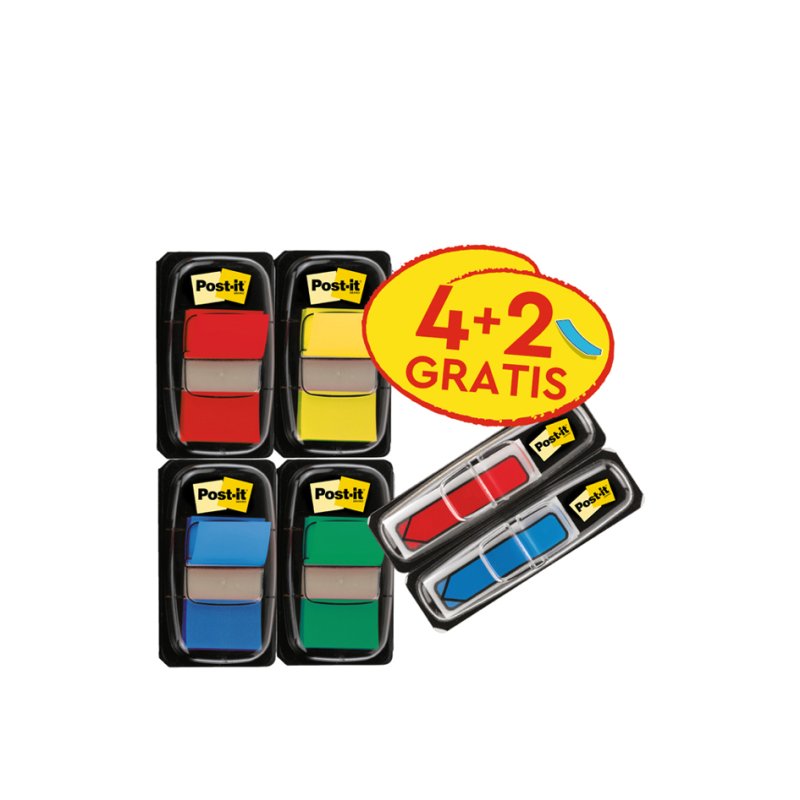 Post-it Index markeertabs, 25,4 × 43,2 mm, voordeelverpakking