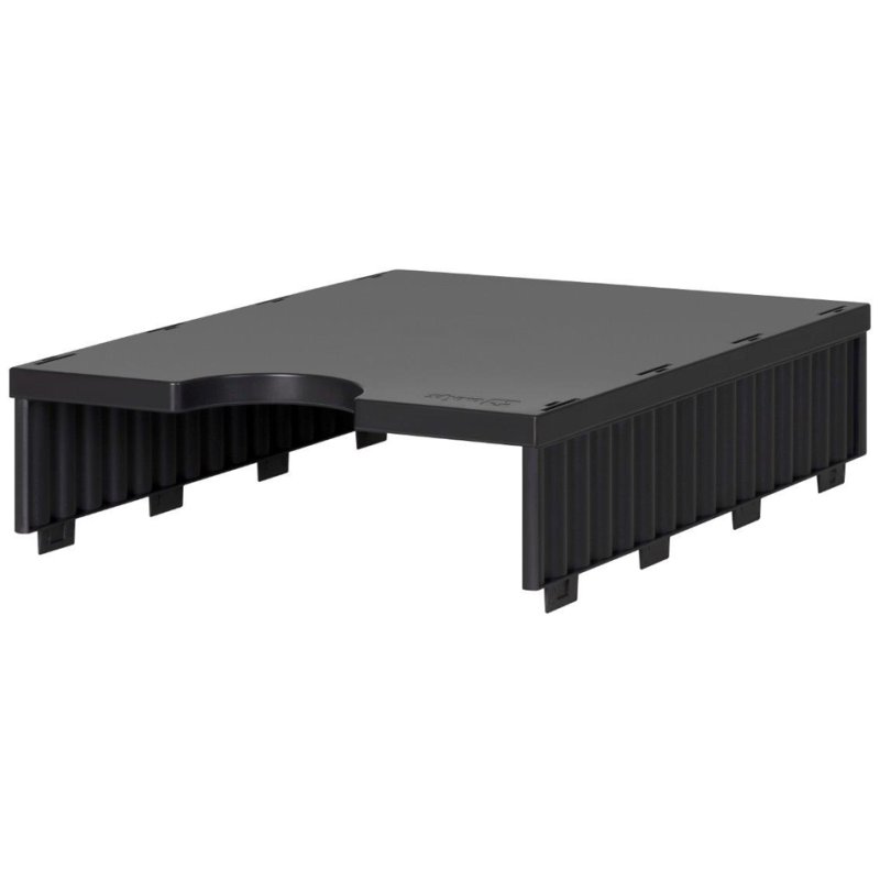styro documentsorteerbak styrodoc uno, 2 compartiments, noir, 248×331×140 mm