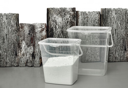 plast team wasmiddelbox, 10 liter, grijs-transparant, 280×220×300 mm