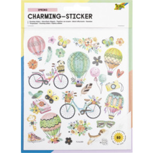 folia Betoverend Lentesticker folie, zelfklevend, 60 stuks, 2 vel