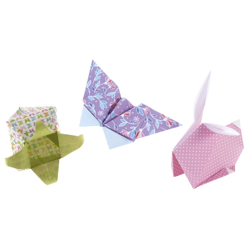 folia vouwpapier Springtime, 15×15 cm, 80 g/m², 50 vel
