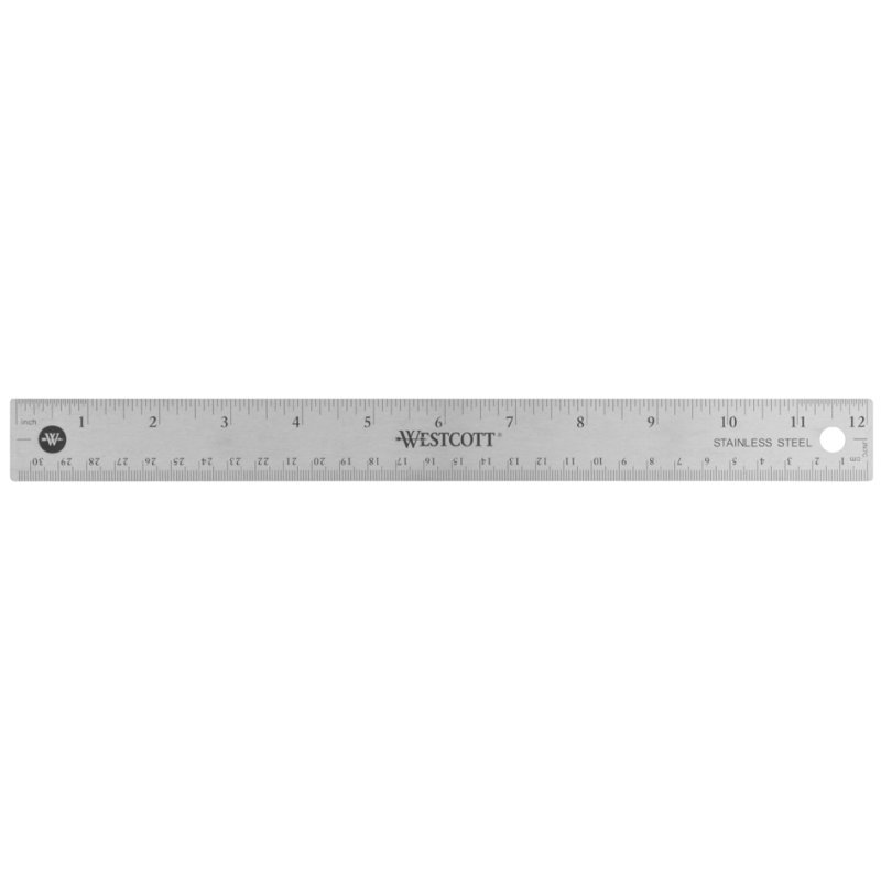 WESTCOTT Règle Metall-Line, dos en liège, 300 mm