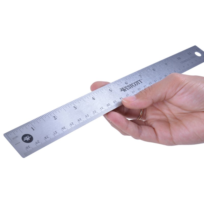 WESTCOTT Règle Metall-Line, dos en liège, 300 mm