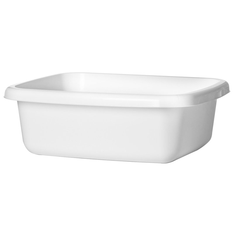 Plast Team bac de lavage, blanc, 10 litres, plastique