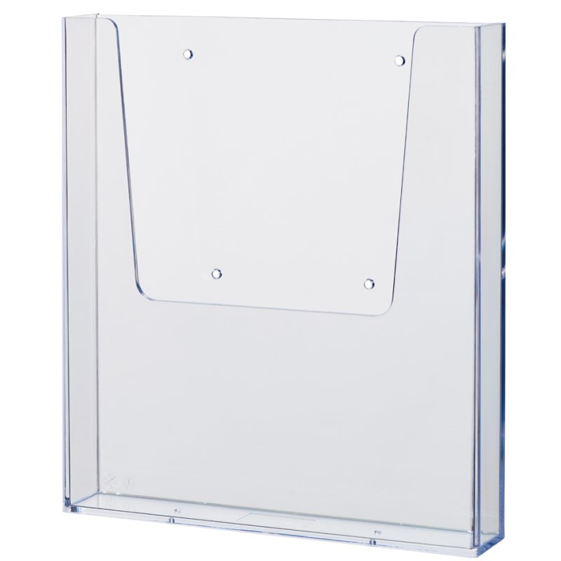 helit wall brochure holder 'The Helping Hand', A4, clear, 2 pieces