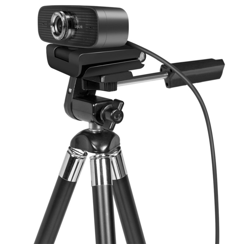 LogiLink conference HD USB webcam, dual microphone, 100 degrees, black