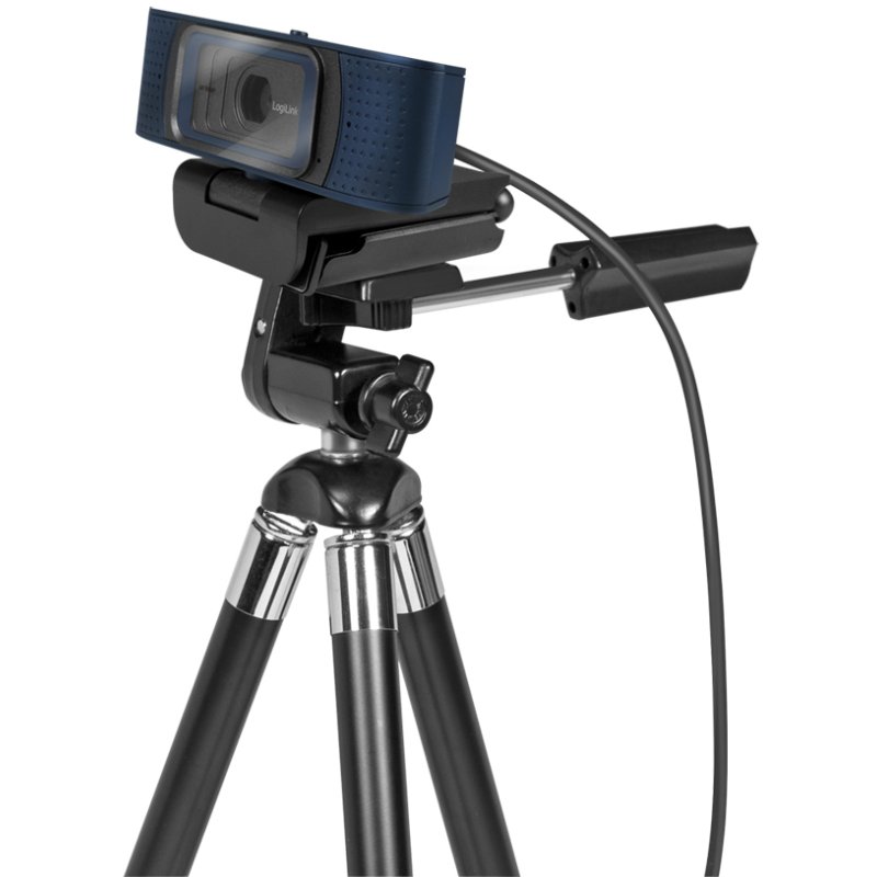 LogiLink HD USB webcam Pro, double microphone, noir, Full-HD