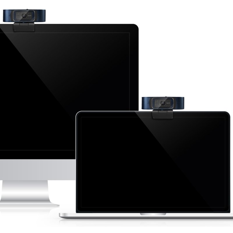 LogiLink HD USB webcam Pro, double microphone, noir, Full-HD