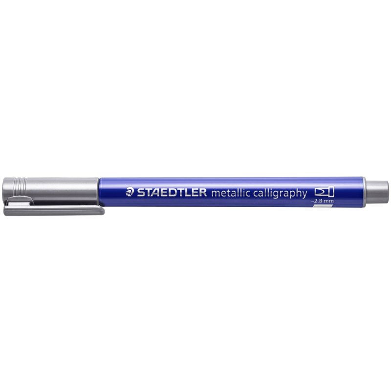 STAEDTLER marqueur permanent métallisé calligraphie, blanc, 2,8 mm