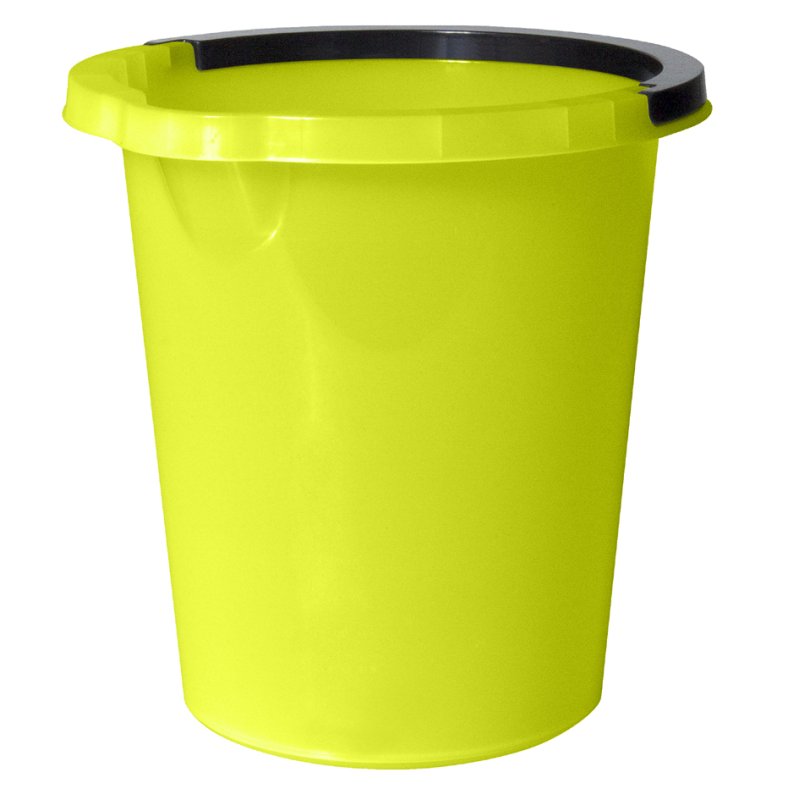 Seau de nettoyage plast team Atlanta, blanc, 5 litres, poignée en plastique