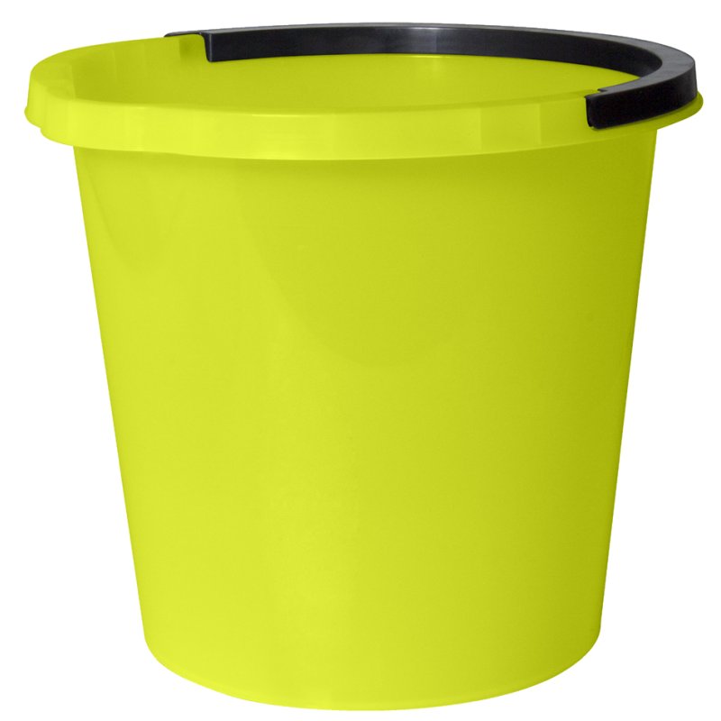 plast team seau de nettoyage ATLANTA, vert clair, 10 litres, poignée en plastique