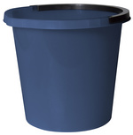 plast team schoonmaakemmer Atlanta, wit, 10 liter, kunststof handgreep