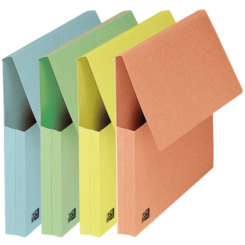 Oxford documentenmap A4, pastelblauw, karton, 50 stuks