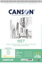 CANSON tekenblok 1557, A4, 180 g/m², 30 vel