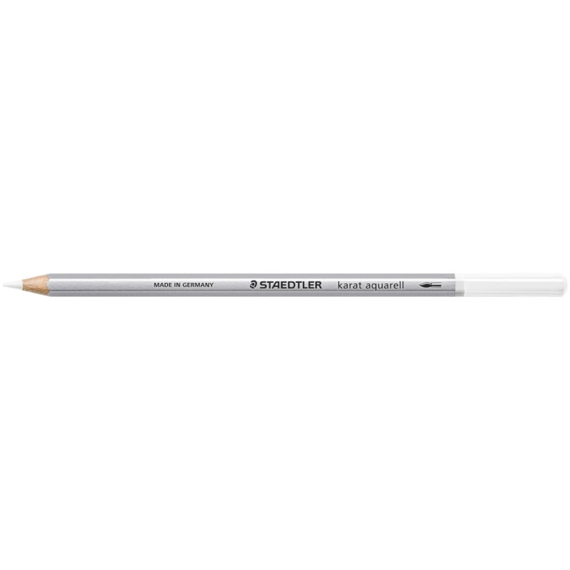 STAEDTLER crayon aquarelle karat, blanc, 3,0 mm, hexagonal