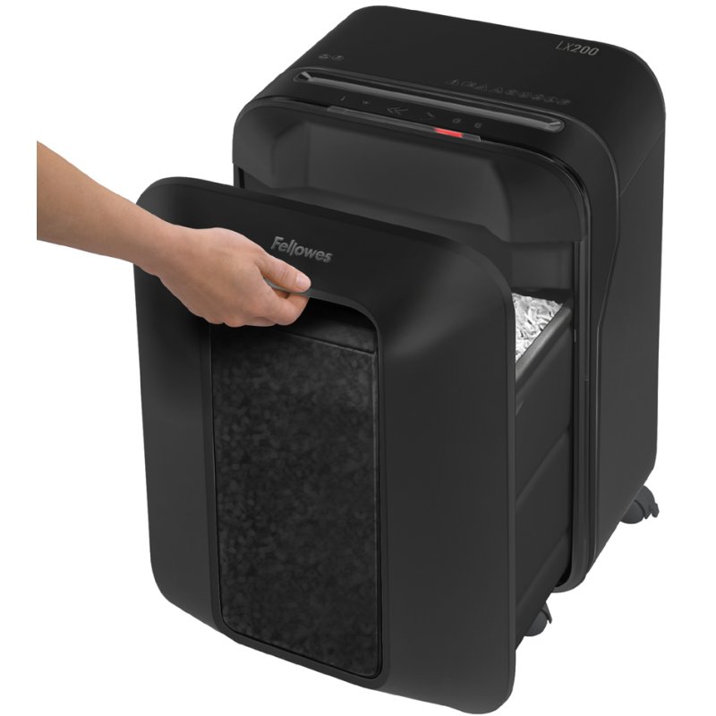 Fellowes destructeur papier Powershred LX200, noir, 12 feuilles, P-4 sécurité