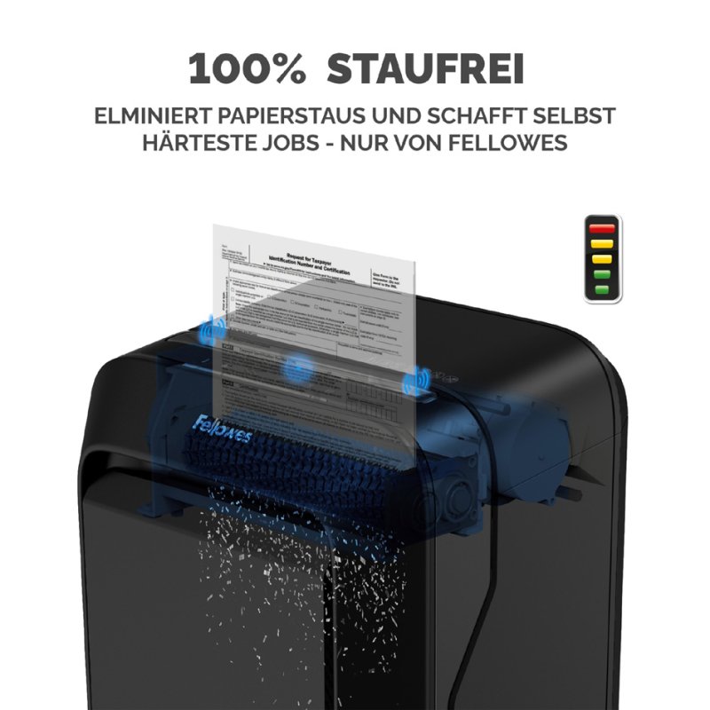 Fellowes destructeur de papier Powershred LX210, noir, 4×12 mm, 16 feuilles