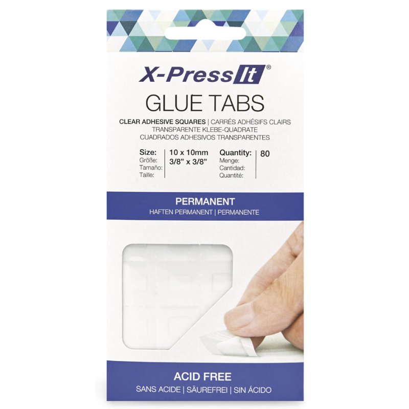 transotype X-Press It carrés adhésifs, repositionnables, 10×10 mm, 80 pièces