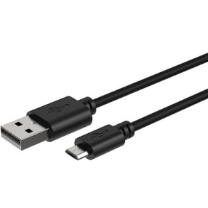 ANSMANN data- en oplaadkabel USB naar Micro USB, zwart, 1,0 m