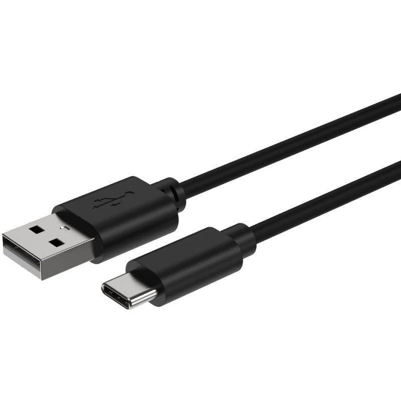 ANSMANN data- en laadkabel USB-A naar USB-C, zwart, 1,0 meter