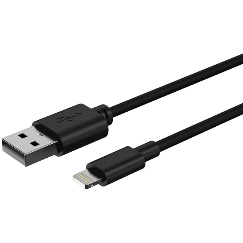 ANSMANN USB naar Lightning kabel, zwart, 1,0 meter