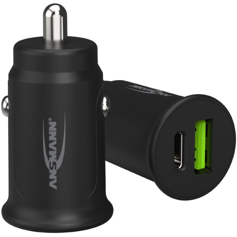 ANSMANN USB autolader CC230PD, 2x USB-poort, 30W, zwart