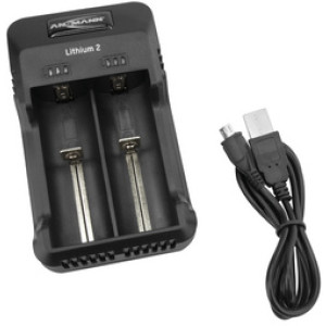 ANSMANN Lithium 2 universele batterijlader voor NiMH en Li-Ion accu's