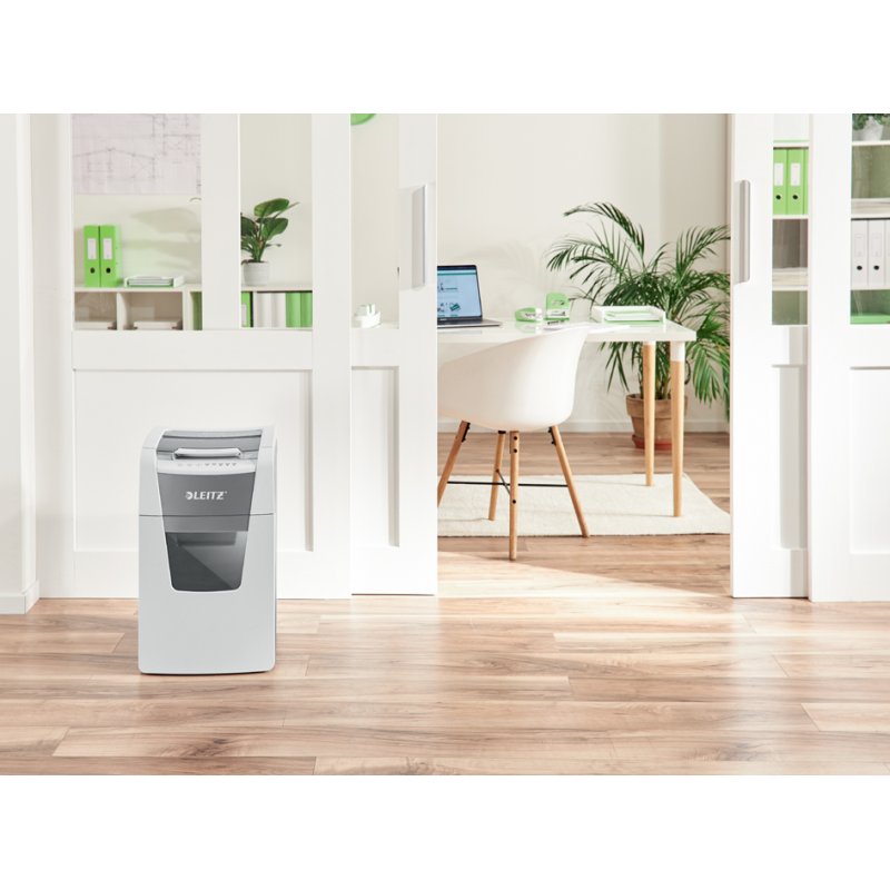 LEITZ papiervernietiger IQ AutoFeed OfficePro 150, P5, wit, 150 vel AutoFeed