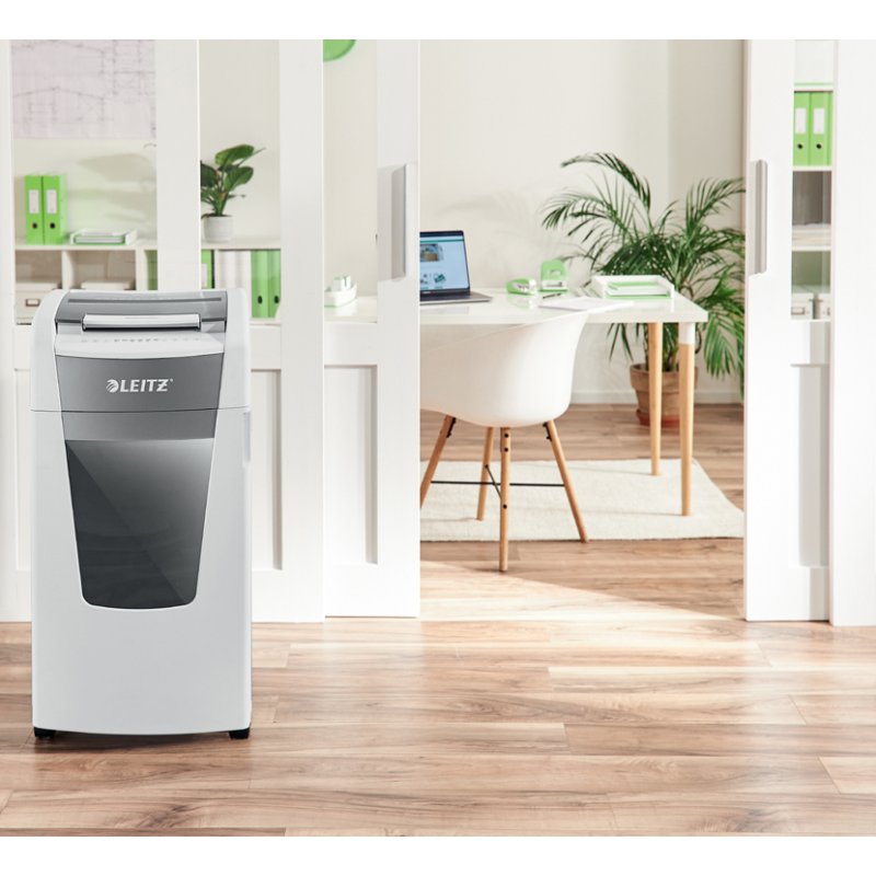 LEITZ papiervernietiger IQ AutoFeed OfficePro 600 P4, wit, 600 vel autofeed