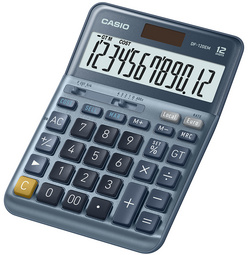 CASIO rekenmachine DF-120EM, 12-cijferig, zilver