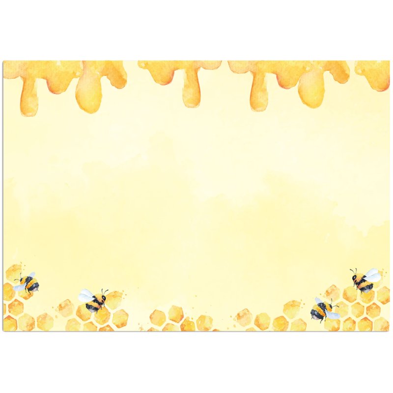 RNK Verlag bloc-notes Coffee, blanc/marron, 600 x 420 mm, 30 feuilles