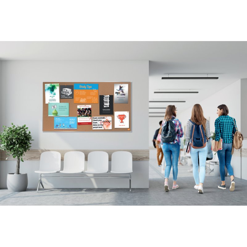 nobo tableau d'affichage Premium Plus, liège, 240 × 120 cm, cadre aluminium