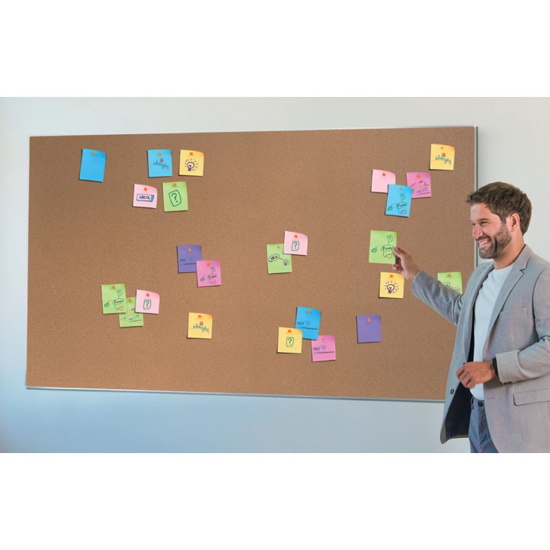 nobo tableau d'affichage Premium Plus, liège, 240 × 120 cm, cadre aluminium