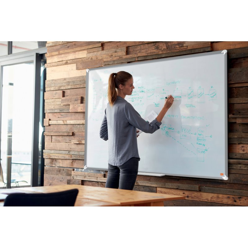 Nobo tableau blanc Premium Plus acier écran large, 32 pouces, 710×400 mm, magnétique