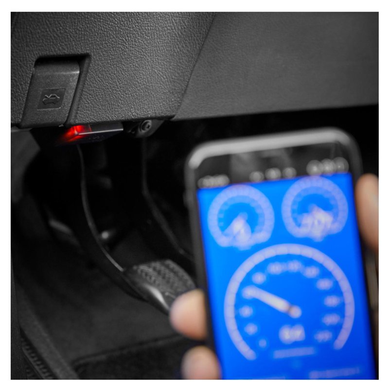 cartrend WiFi OBD2 diagnoseapparaat, zwart, 12V, geschikt voor Android en iOS