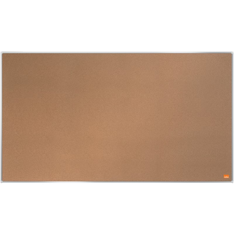 nobo kurkbord Impression Pro panoramisch, zilver, 89×50 cm, aluminium frame