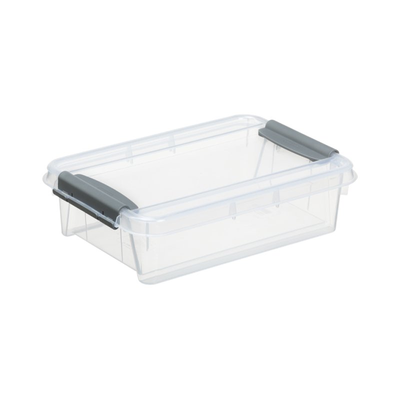 plast team Boîte de rangement PROBOX, 6 litres, transparent, 195×290×185 mm