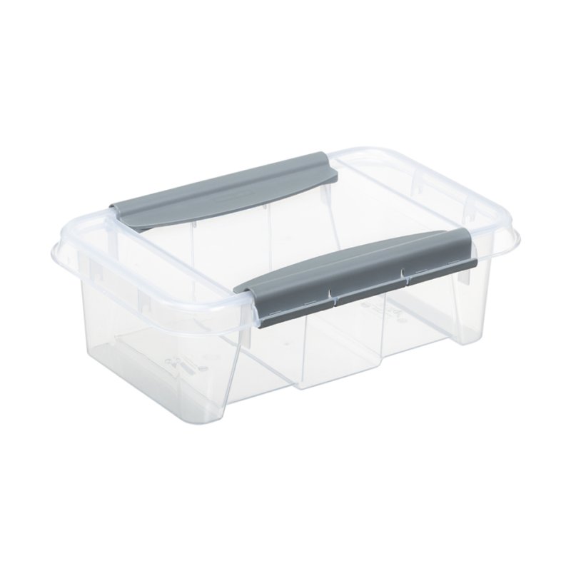 plast team Boîte de rangement PROBOX, 6 litres, transparent, 195×290×185 mm
